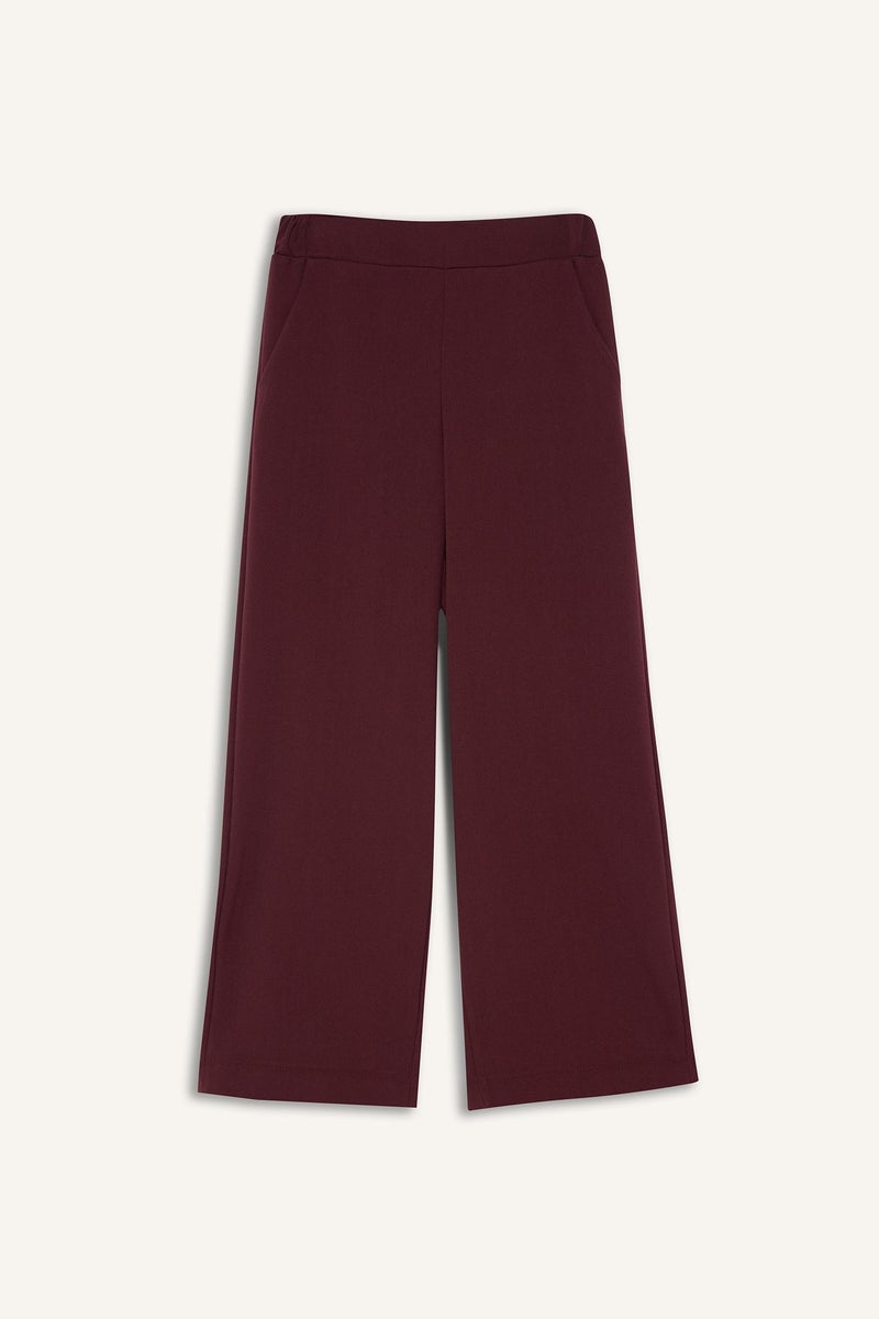 DeFacto Red Girl Girl Wide Leg Trousers Casual - Image 5
